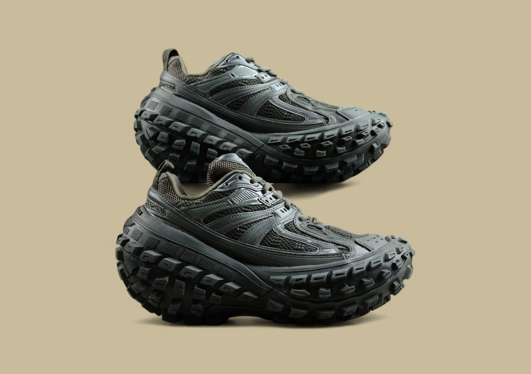 Balenciaga Track Sneaker in Olive Green