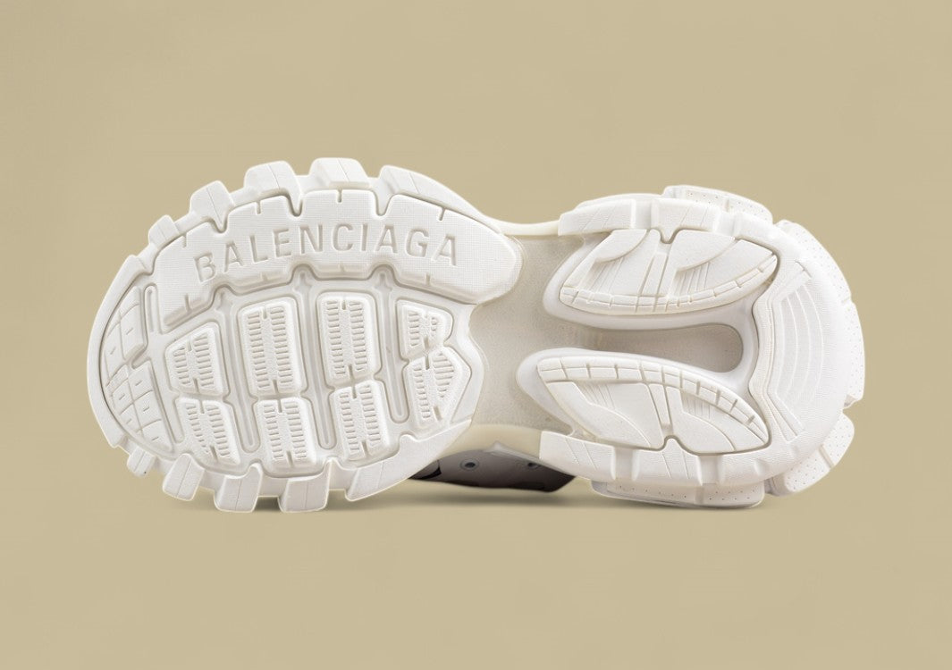 Balenciaga Track Sneaker in Triple White with Black