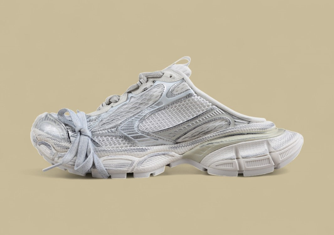 Balenciaga Track Sneaker in White & Gray