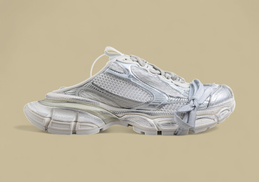 Balenciaga Track Sneaker in White & Gray