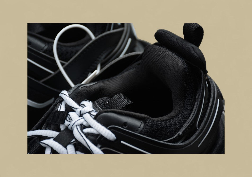 Balenciaga Track Trainers Black and White