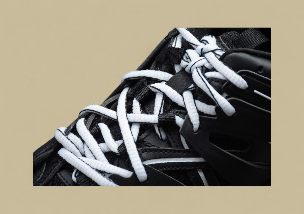Balenciaga Track Trainers Black and White