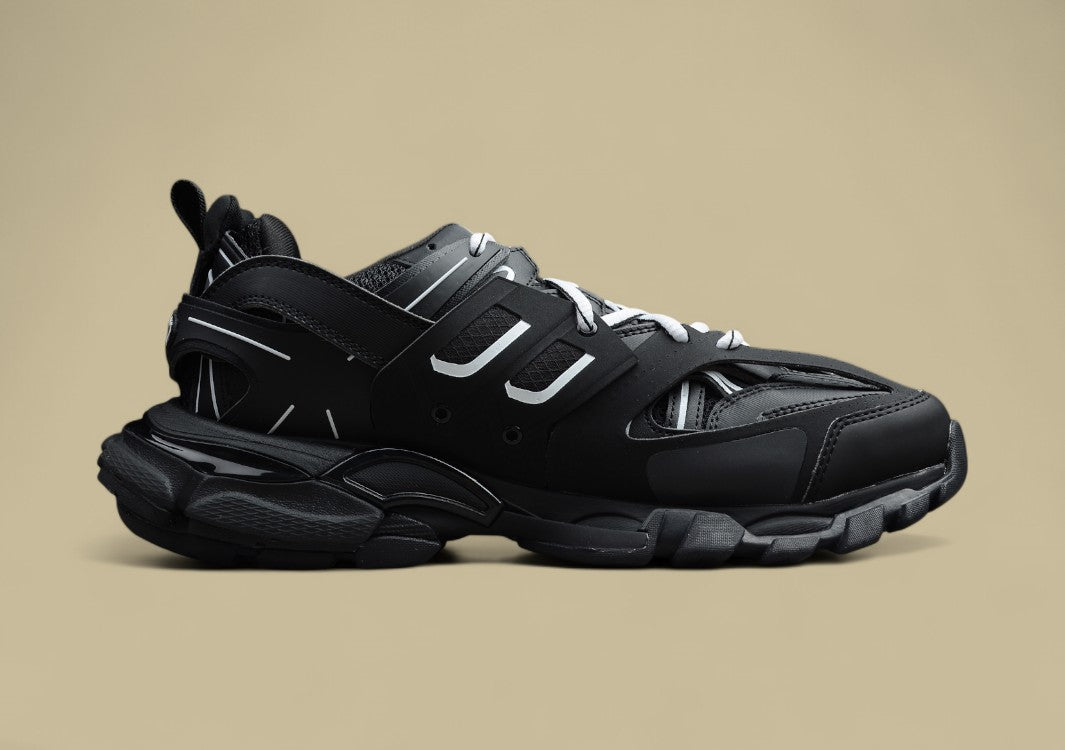 Balenciaga Track Trainers Black and White