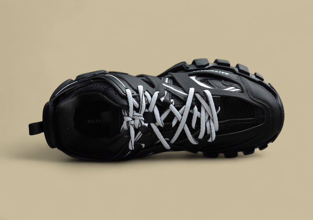 Balenciaga Track Trainers Black and White