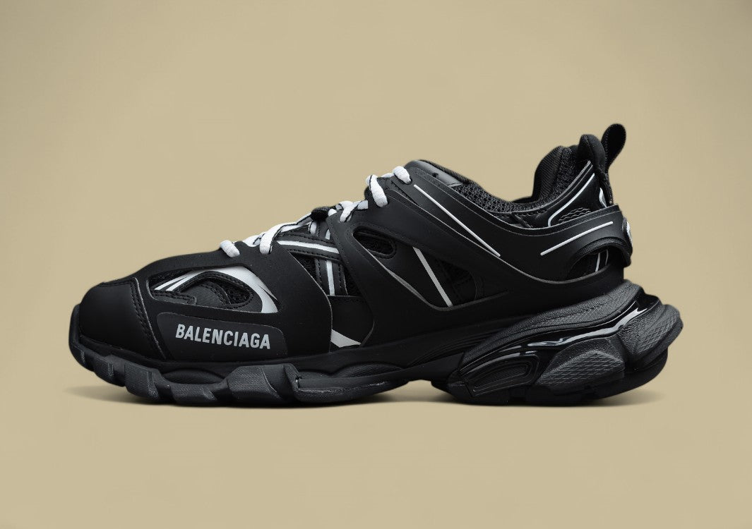 Balenciaga Track Trainers Black and White
