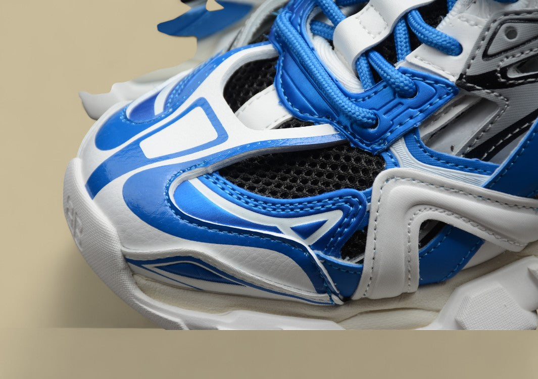Balenciaga Track Trainers Gray White Blue