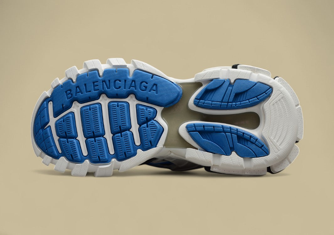Balenciaga Track Trainers Gray White Blue