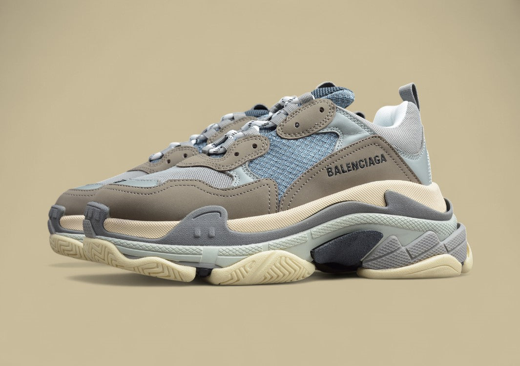 Balenciaga Triple S GZ-Replik In Weiß-Gelb