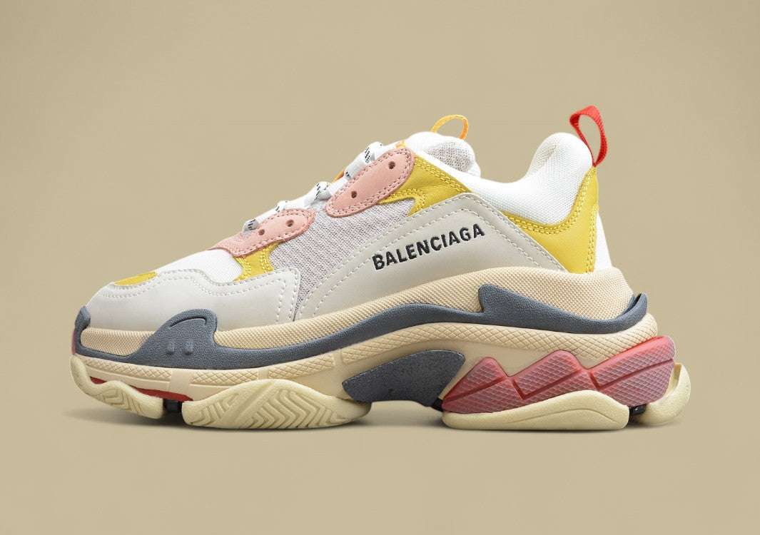 Balenciaga Triple S GZ Version Soft Yellow Multi Colorway