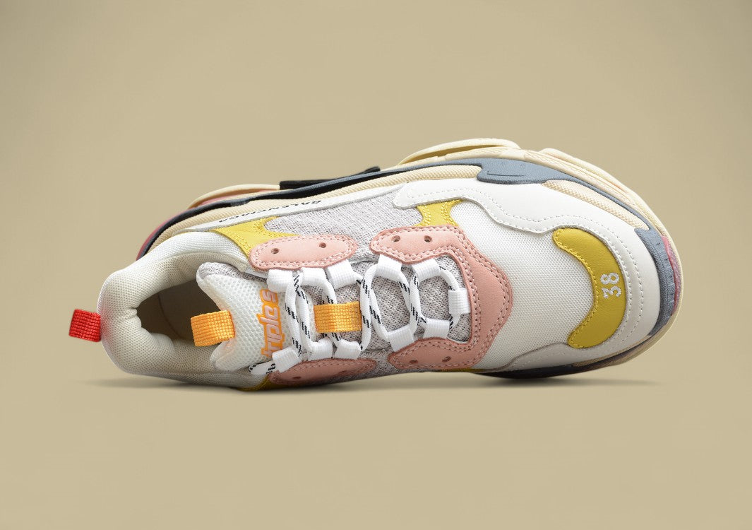 Balenciaga Triple S GZ Version Soft Yellow Multi Colorway