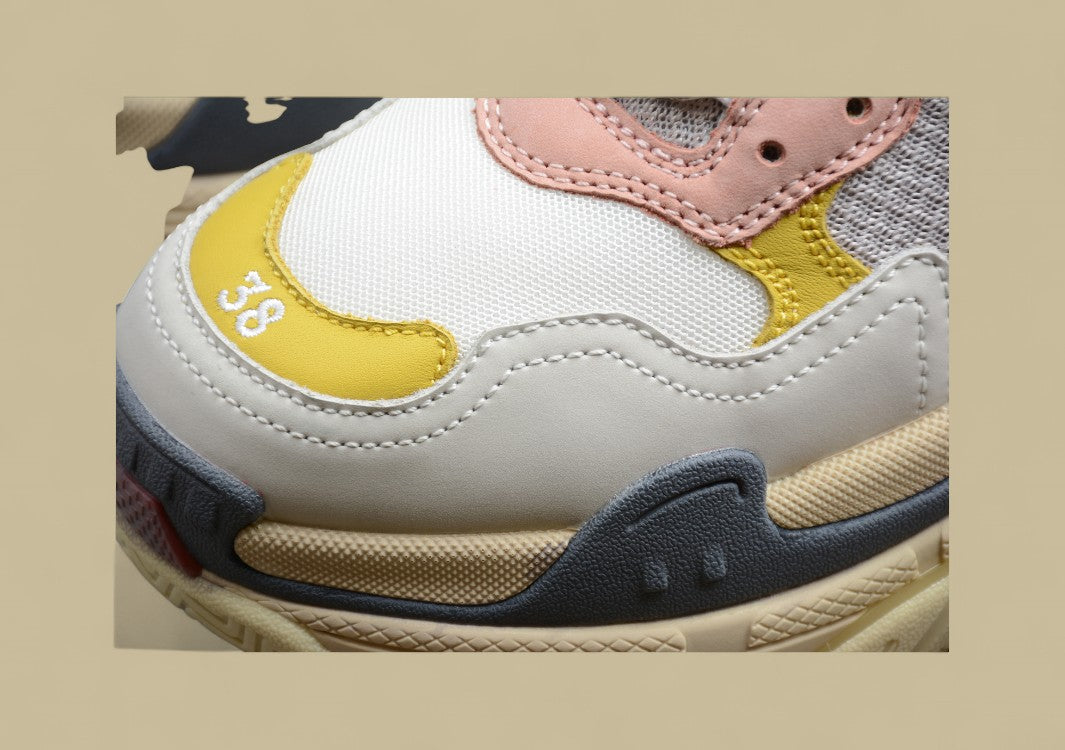 Balenciaga Triple S GZ Version Soft Yellow Multi Colorway