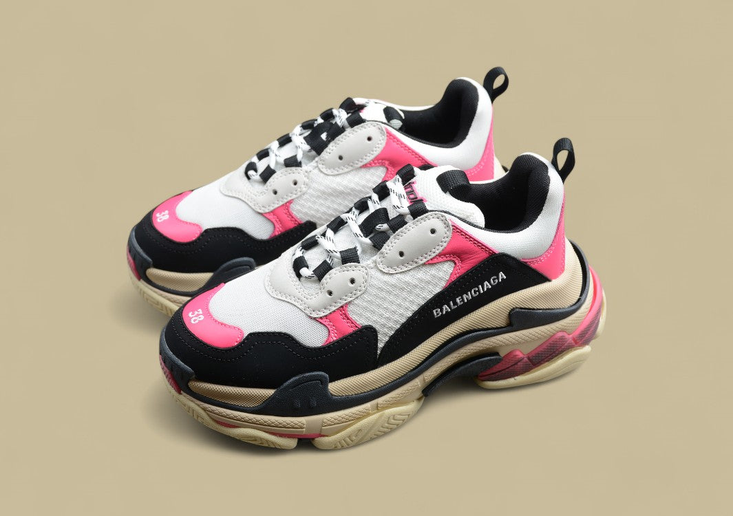 Balenciaga Triple S GZ Version White Pink Black