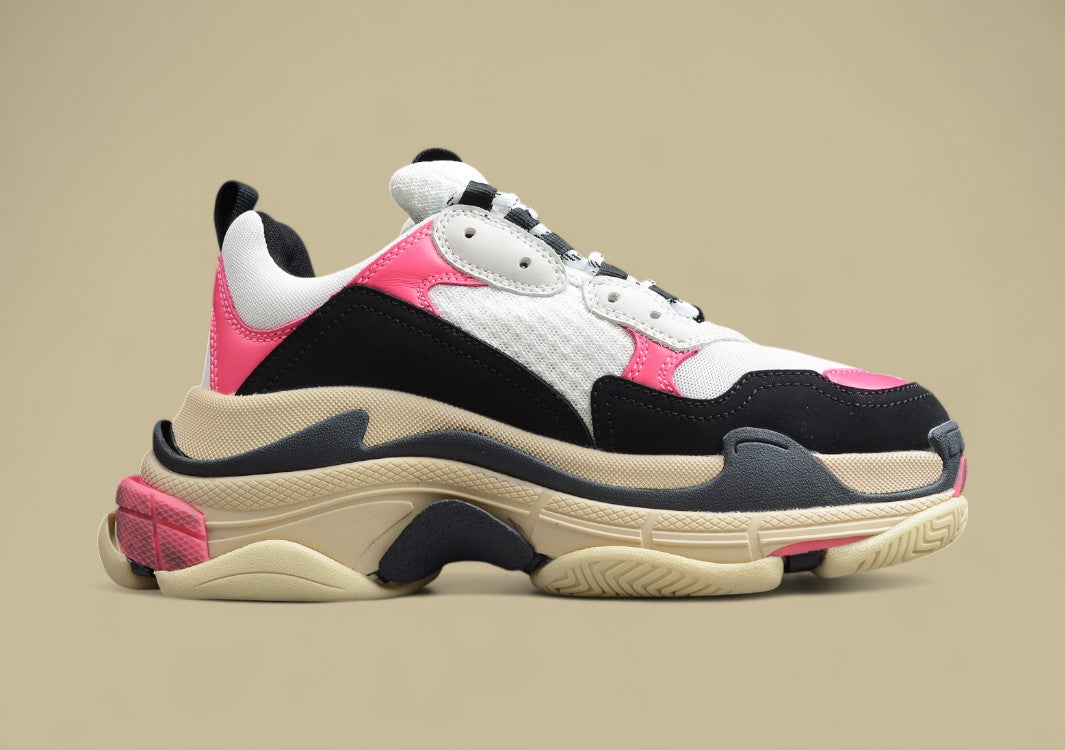Balenciaga Triple S GZ Version White Pink Black