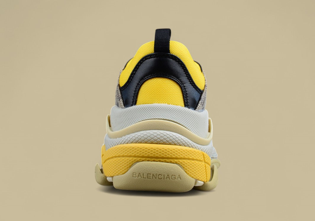 Balenciaga Triple S Patchwork Cloth Retro Dad Shoes