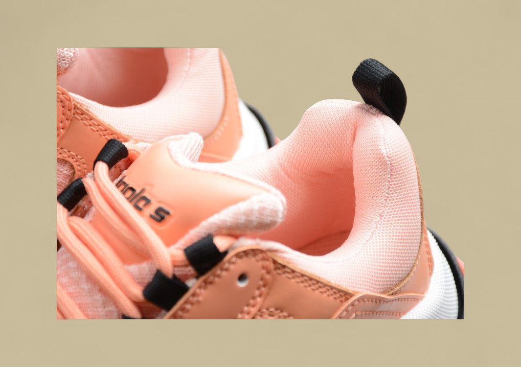 Balenciaga Triple S Peach Coral Sommerlicher Akzent Mit Chunky-Power