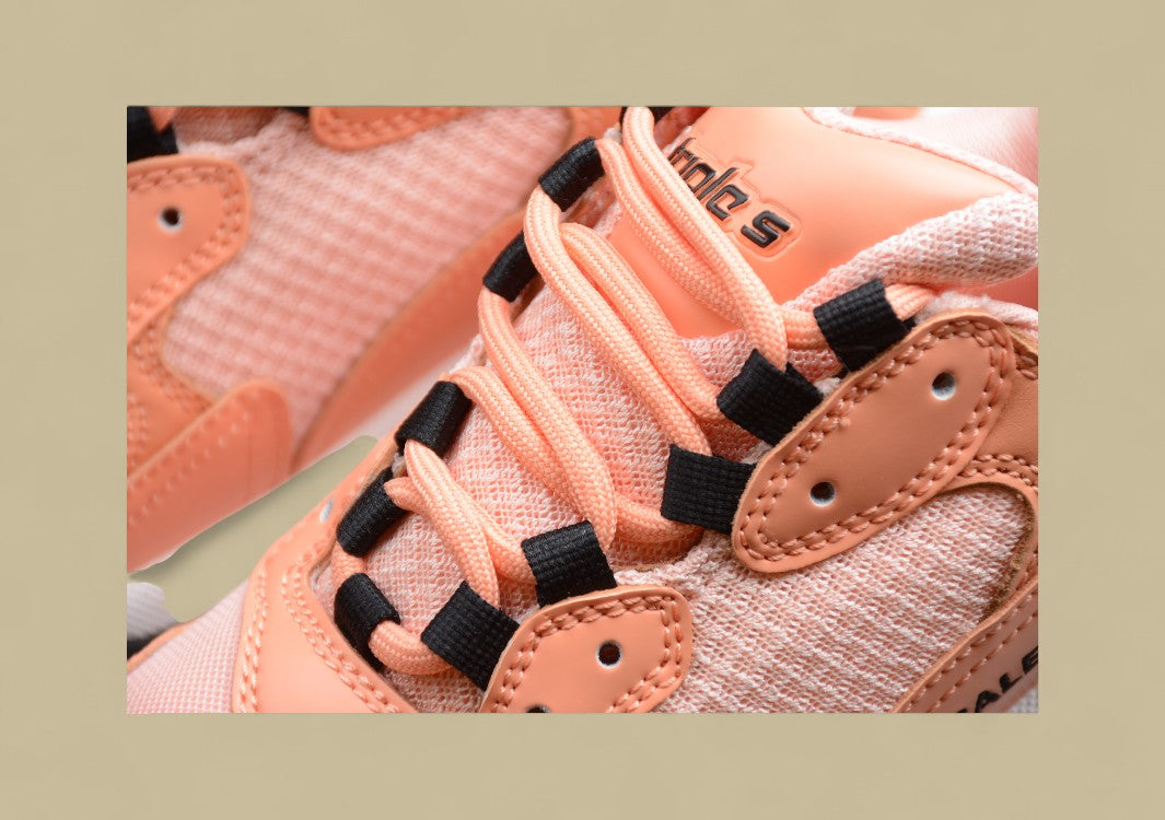 Balenciaga Triple S Peach Coral Sommerlicher Akzent Mit Chunky-Power