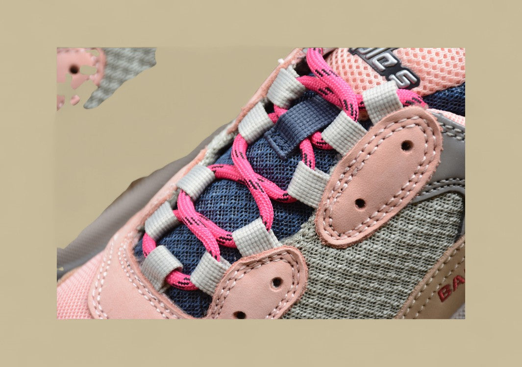Balenciaga Triple S Replik In Rosa Beige Grau