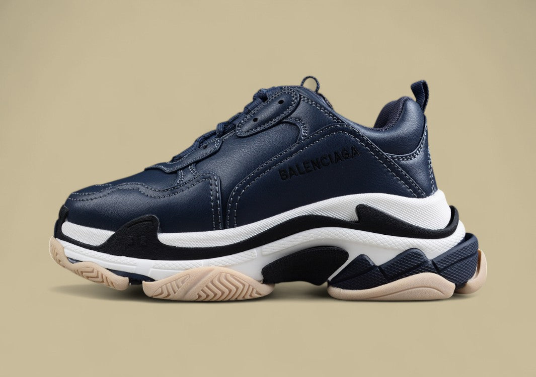 Balenciaga Triple S Sneaker in Navy