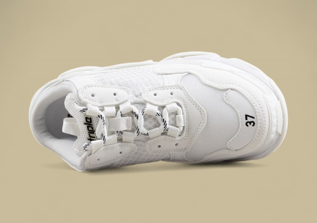 Balenciaga Triple S Sneaker in Triple White