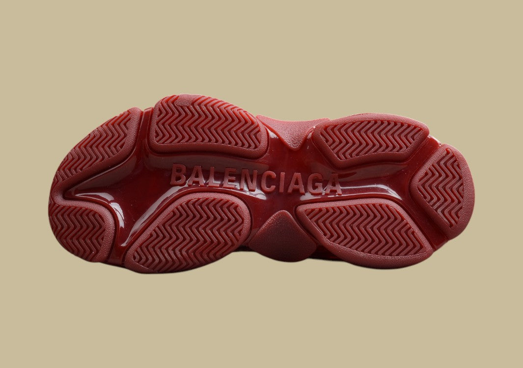 Balenciaga Triple S Weiß-Rot Multicolor
