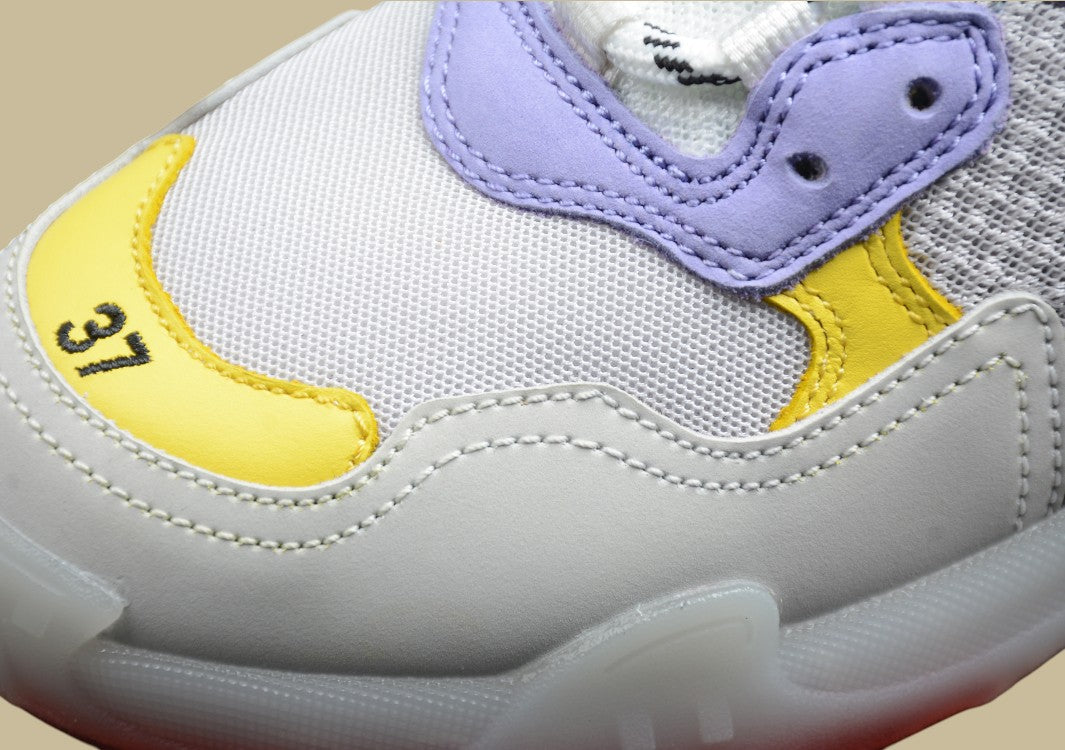 Balenciaga Triple S Weiß-Rot Multicolor