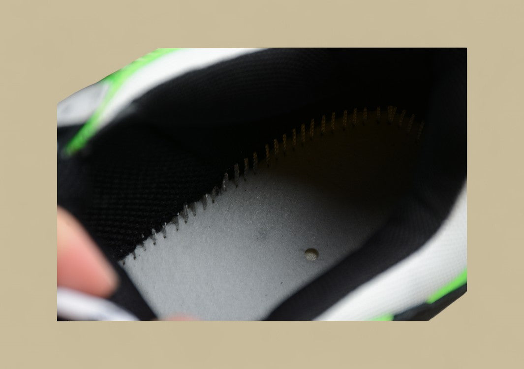 Balenciaga Triple S Weiß Grün Schwarz Streetstyle Mit Neon-Energie