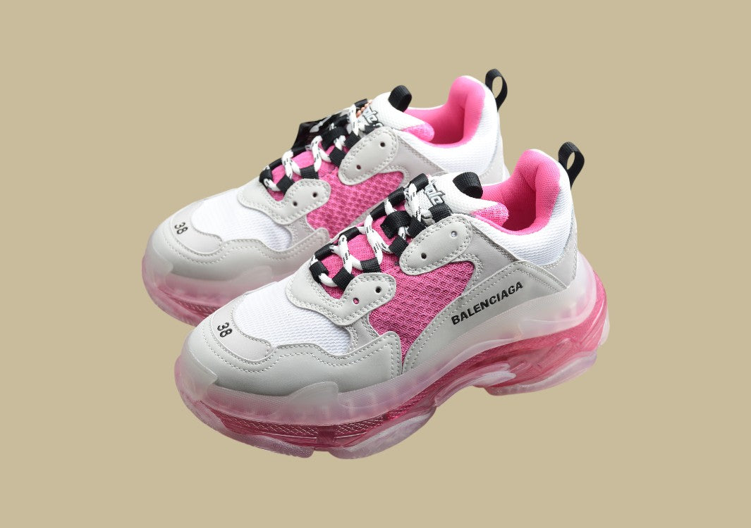 Balenciaga Triple S White Powder Frische Power