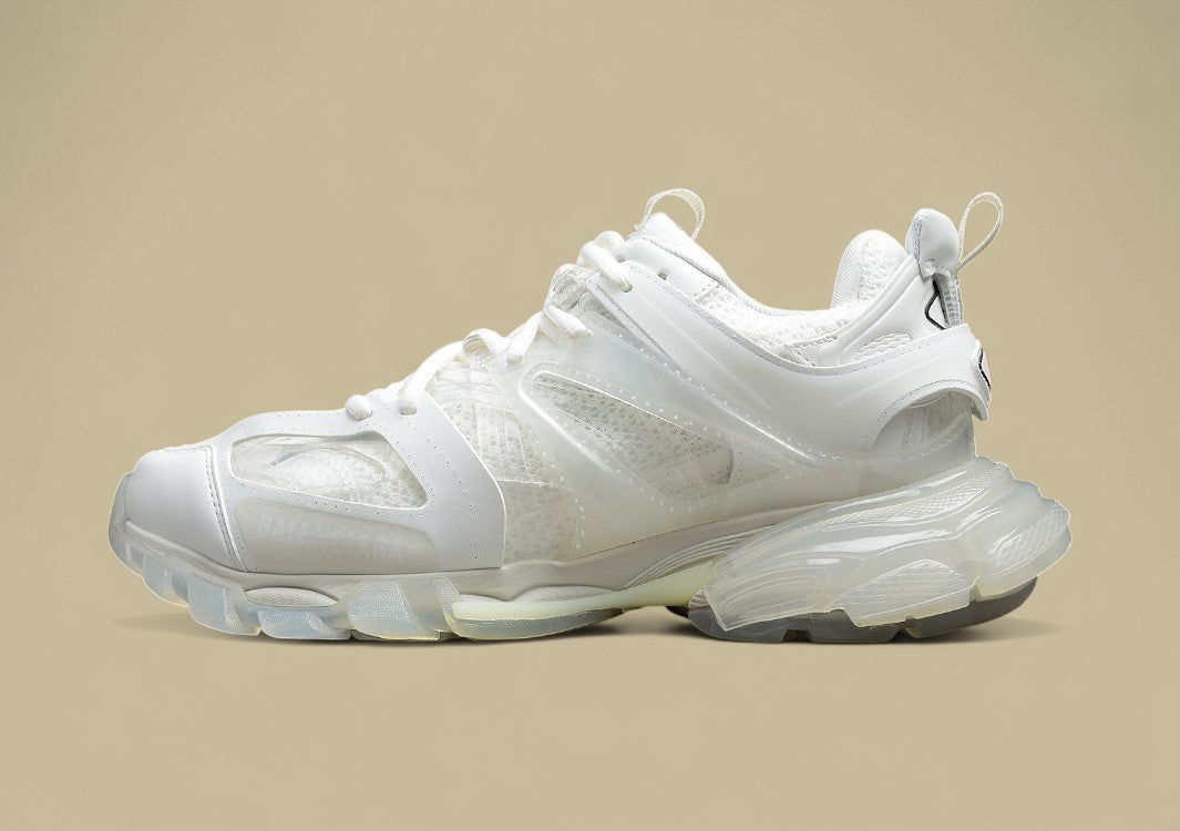 Balenciaga Triple White Translucent Tech Runner Sneaker