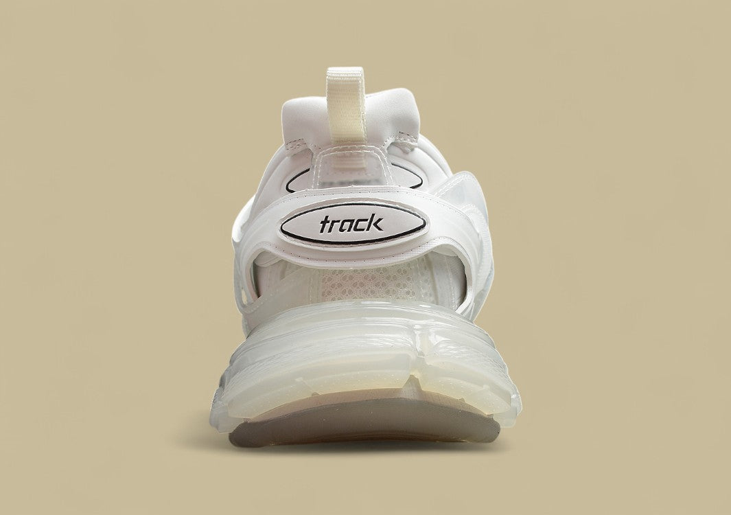 Balenciaga Triple White Translucent Tech Runner Sneaker