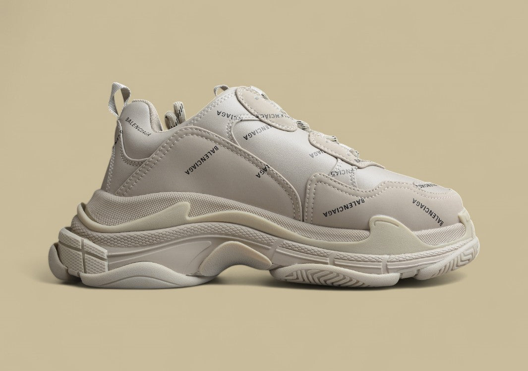 Balenciaga Tripls-S 1.0 Retro Daddy Shoes Khaki Gray