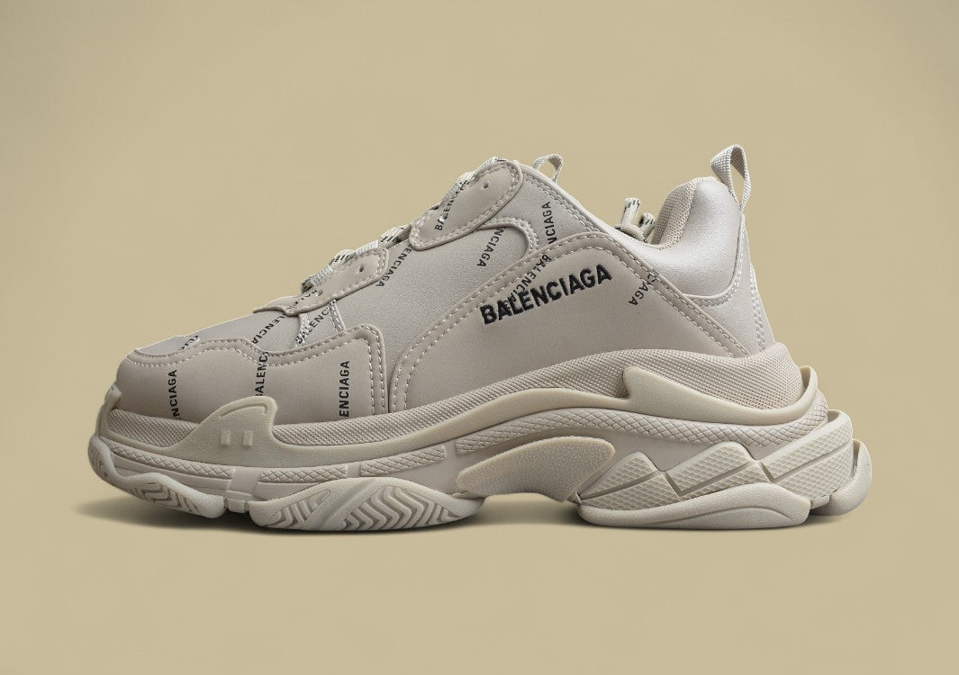 Balenciaga Tripls-S 1.0 Retro Daddy Shoes Khaki Gray