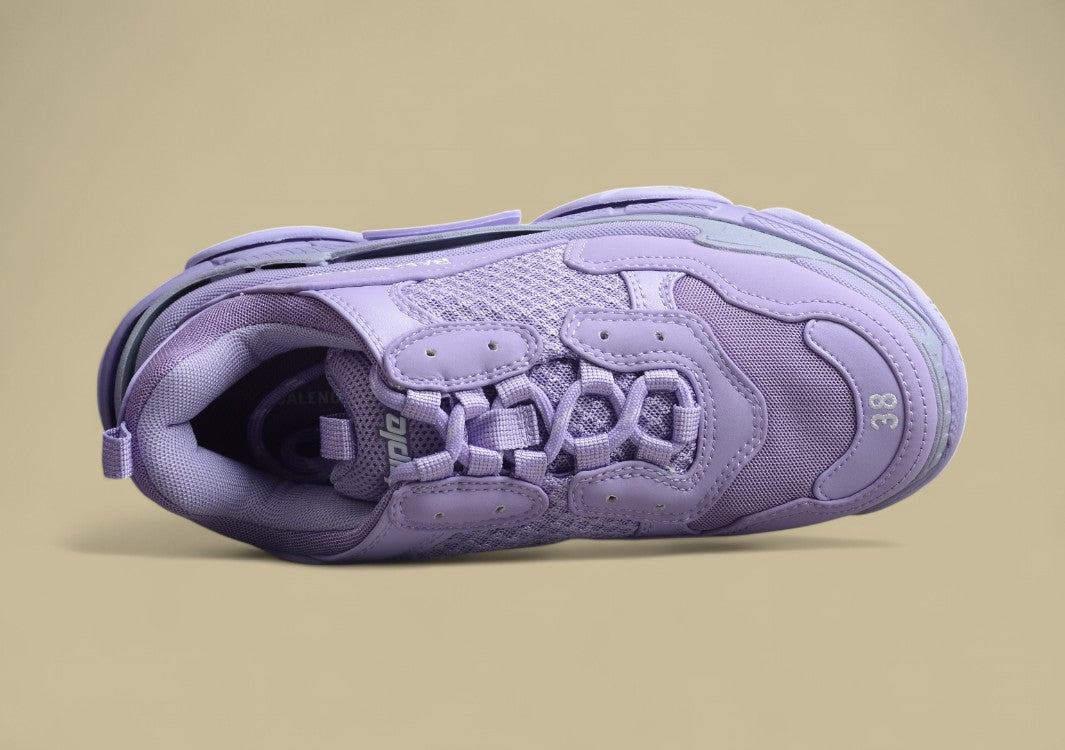 Balenciaga Tripls-S 1.0 Retro Daddy Shoes Taro Purple