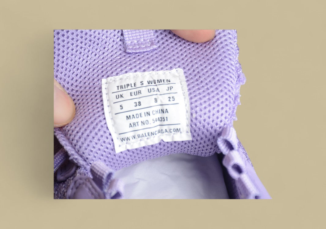 Balenciaga Tripls-S 1.0 Retro Daddy Shoes Taro Purple