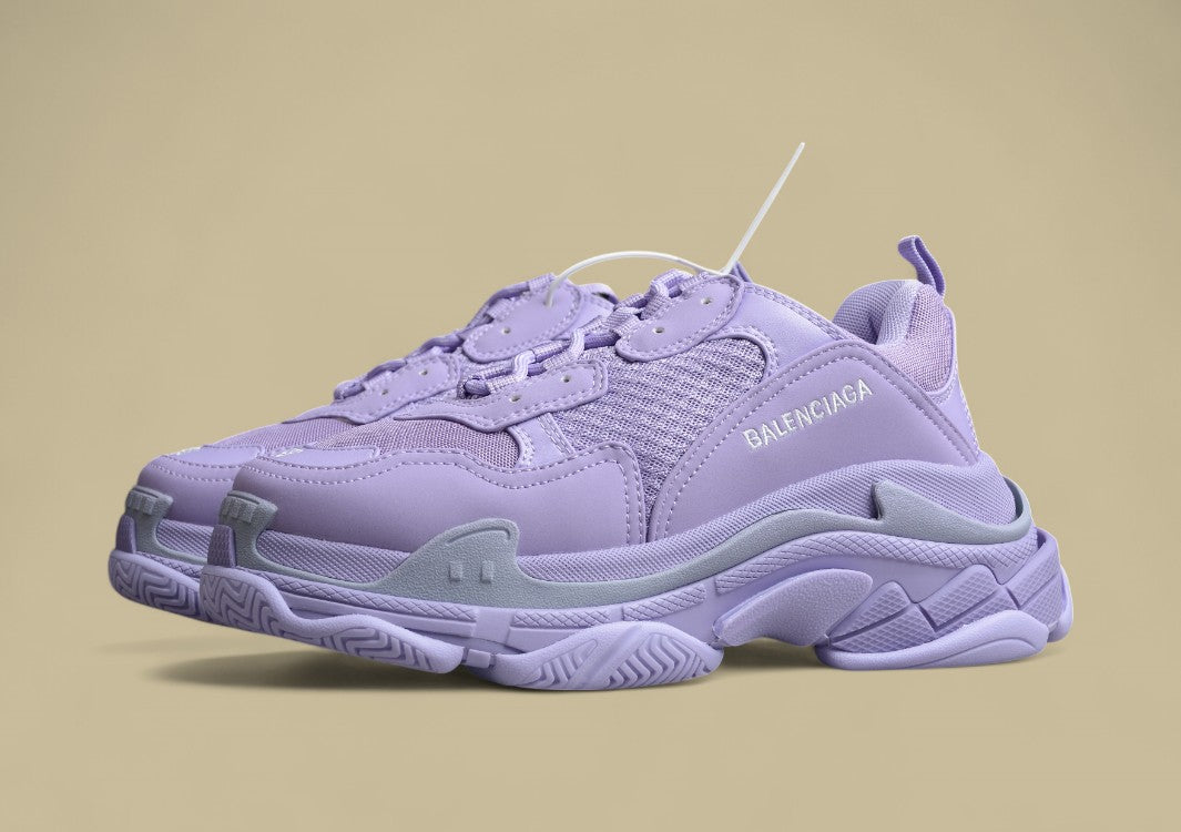 Balenciaga Tripls-S 1.0 Retro Daddy Shoes Taro Purple