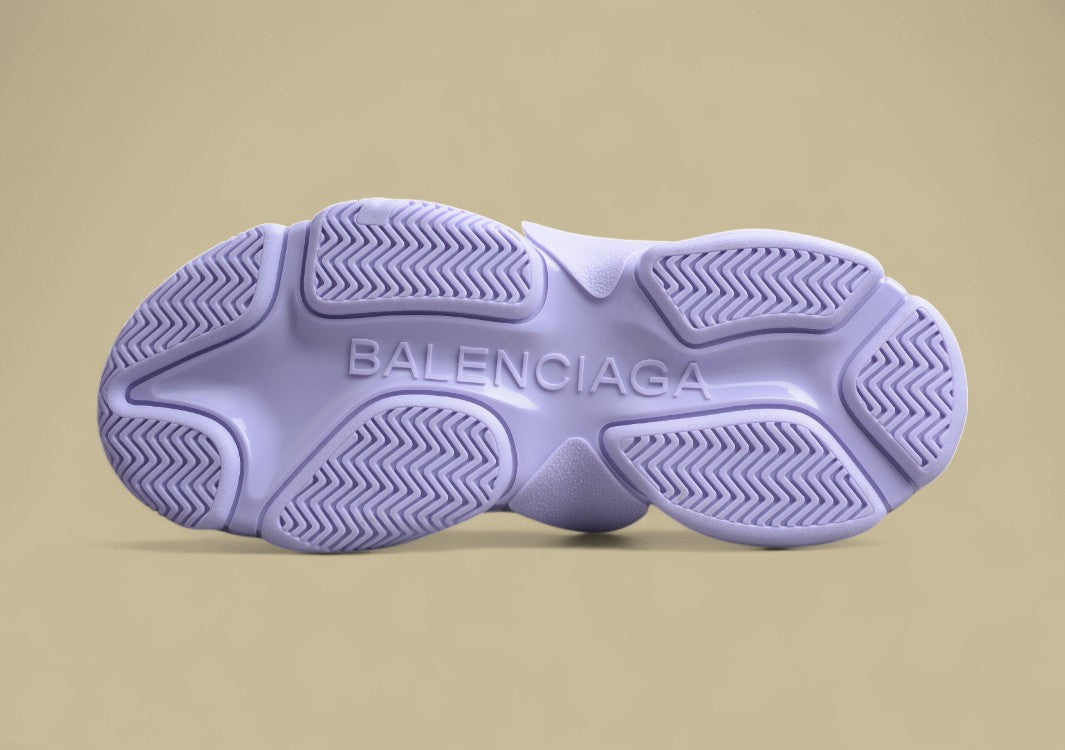 Balenciaga Tripls-S 1.0 Retro Daddy Shoes Taro Purple