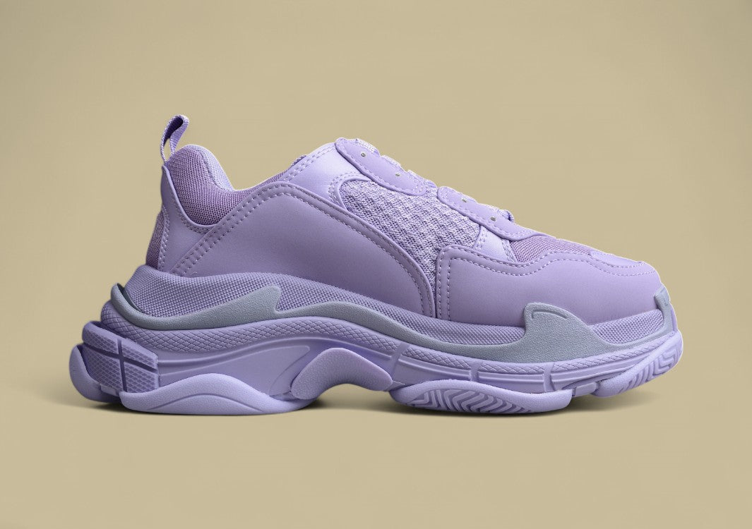Balenciaga Tripls-S 1.0 Retro Daddy Shoes Taro Purple