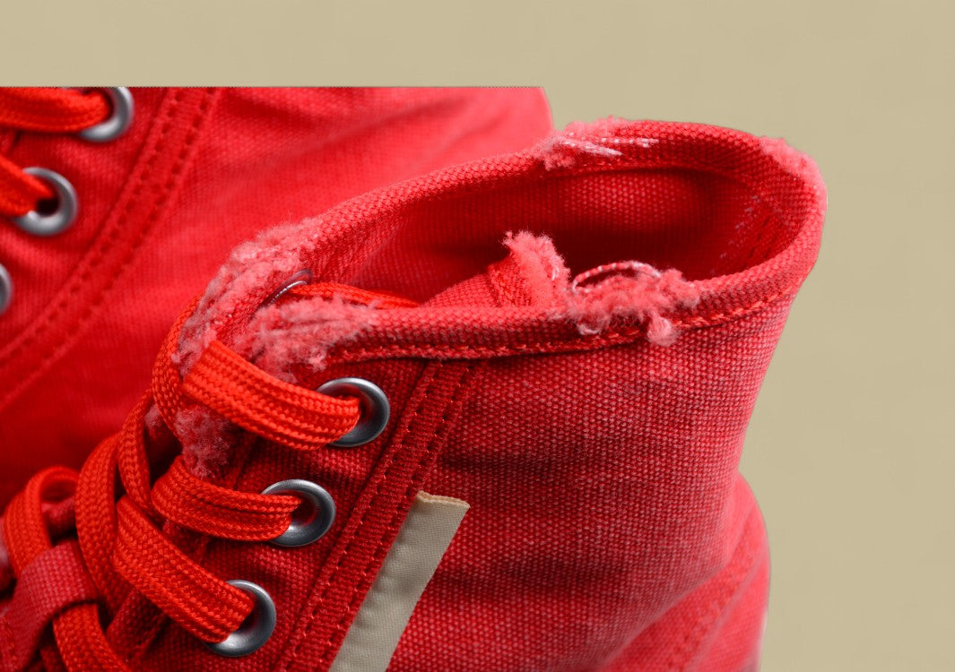 Balenciaga Vulc Destr Paris High-Top Sneaker