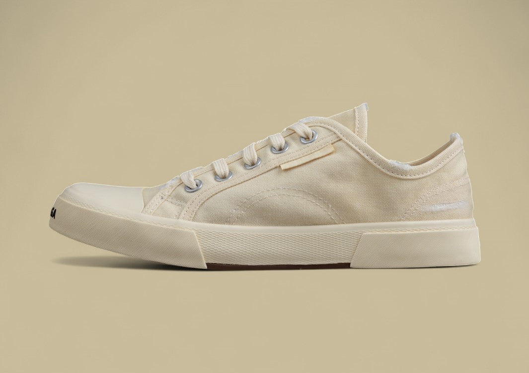 Balenciaga Vulc Destr Parisian Family Retro Old Low-top Canvas Shoes