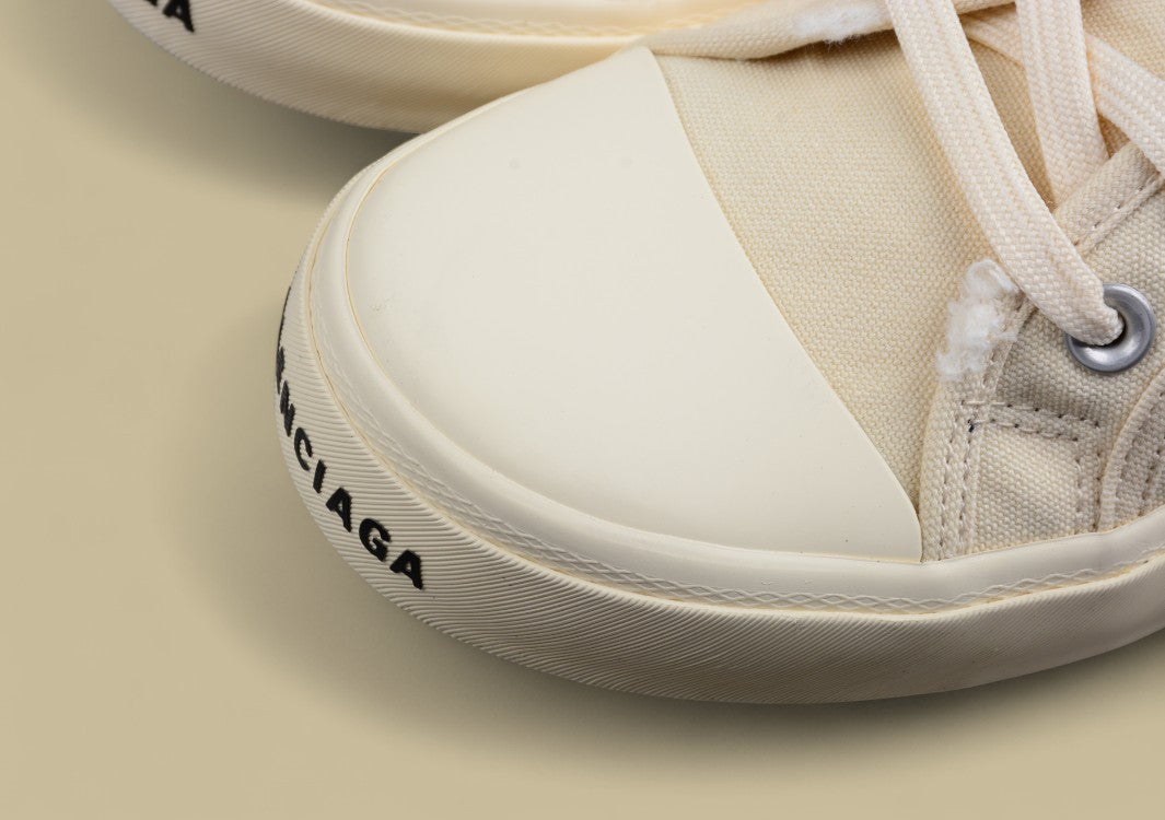 Balenciaga Vulc Destr Parisian Family Retro Old Low-top Canvas Shoes