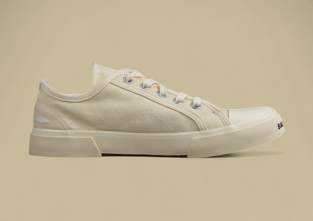 Balenciaga Vulc Destr Parisian Family Retro Old Low-top Canvas Shoes