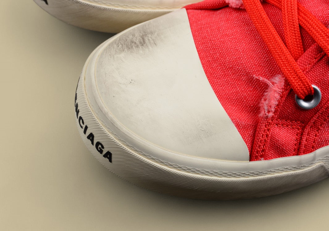 Balenciaga Vulc Destr Parisian Family Retro Old Low-top Shoes