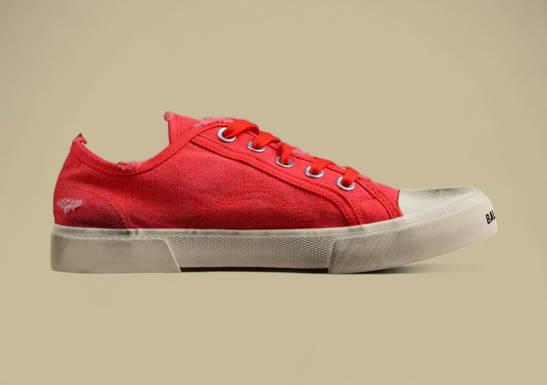 Balenciaga Vulc Destr Parisian Family Retro Old Low-top Shoes