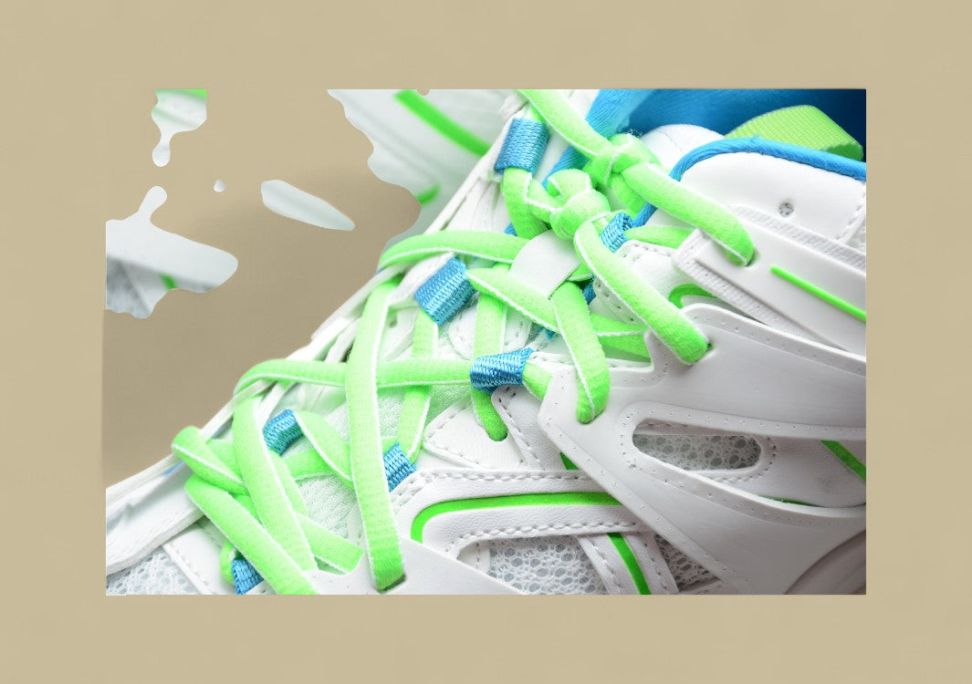 Balenciaga White Blue Green Sneaker