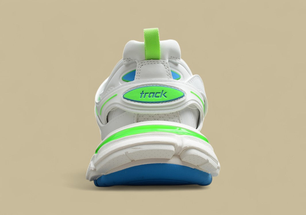 Balenciaga White Blue Green Sneaker