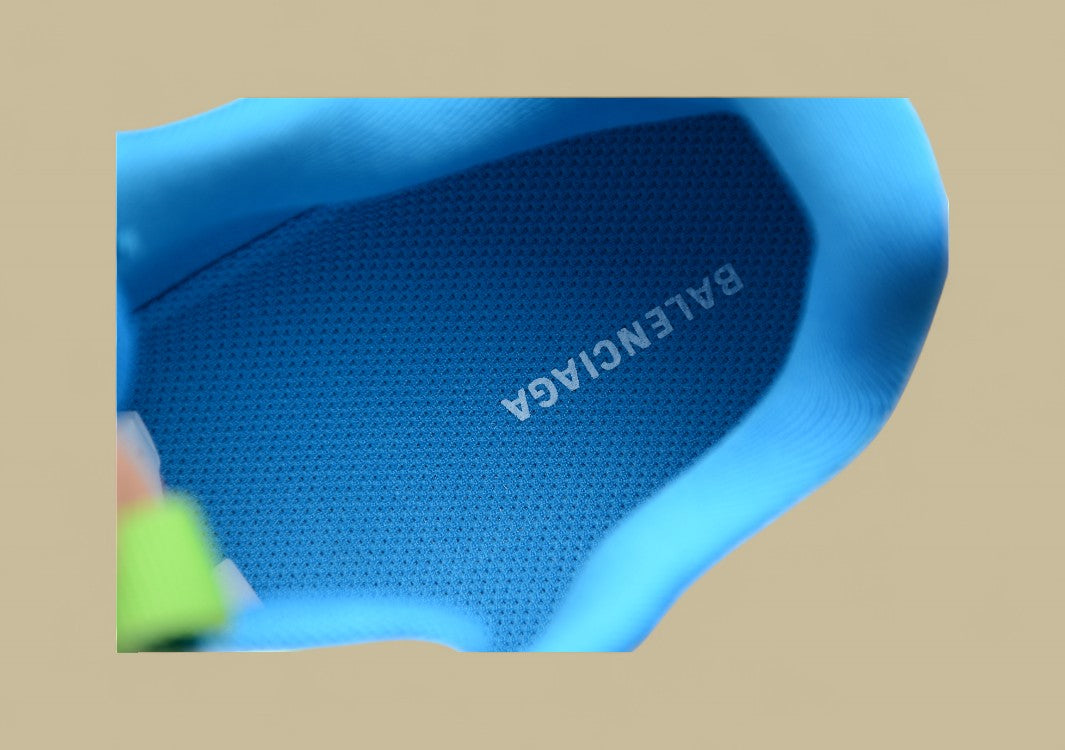 Balenciaga White Blue Green Sneaker