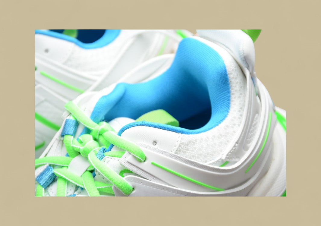 Balenciaga White Blue Green Sneaker