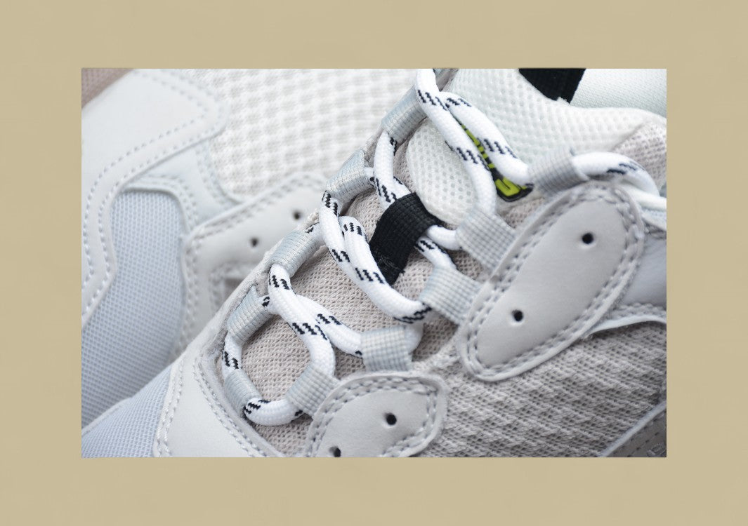 Balenciaga White Fluorescent Green Men's And Women's Shoes