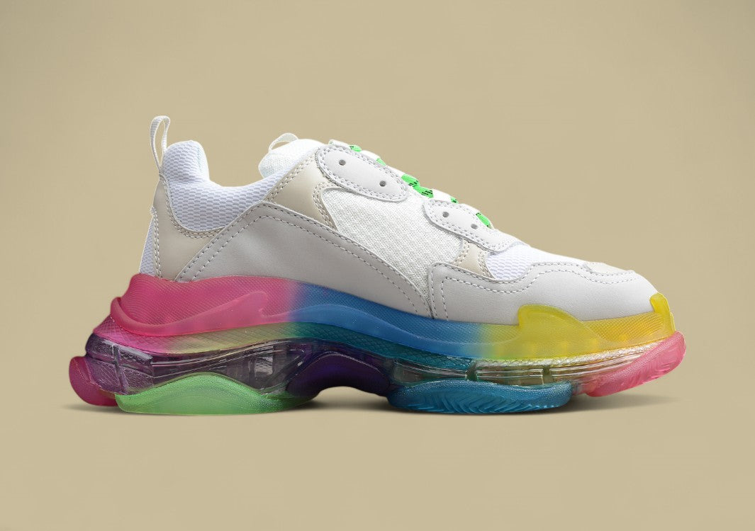 Balenciaga White Gray Color Base