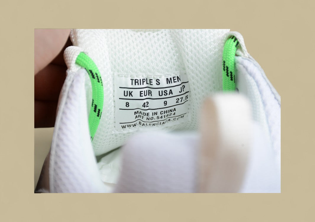 Balenciaga White Gray Color Base