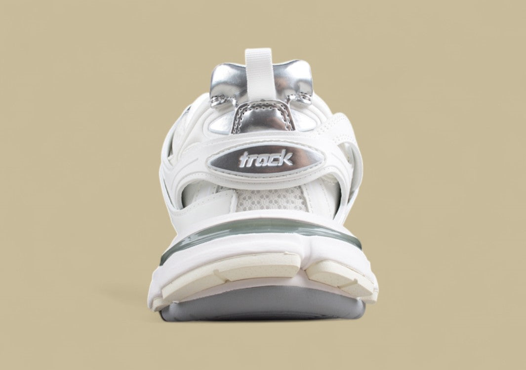 Balenciaga White Layered Sneaker